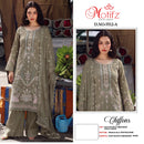 Motifz 5512 Chiffon With Embroidery & Khatli Work Pakistani Suit