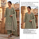 Maryams M 952 Ragga Chiffon Embroidery Khatli Work Pakistani Suit