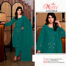 Motifz 5384 Rangoli Chiffon With Embroidery & Khatli Work Pakistani Suit