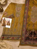 Motifz 5492 Pure Viscose Maslin Digital Print With Khatli Work Pakistani Suit