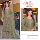 Motifz 5515 Kota Checks Embroidered Suit With Khatli Work Designer Pakistani Party Wear Suit