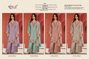 Rinaz R 1898 Pure Viscose Tissue Silk With Heavy Beads Work Pakistani Suit
