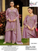 Rinaz R 1899 Pure Viscose Tissue Silk With Heavy Beads Work Pakistani Suit