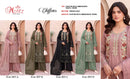 Motifz 5517 Chiffon Embroidered Suit With Khatli Work Designer Pakistani Party Wear Suit