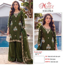 Motifz R 1556 Fendi With Embroidery Bits Work & Ribbon Pakistani Party Wear Suit