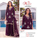 Motifz R 1556 Fendi With Embroidery Bits Work & Ribbon Pakistani Party Wear Suit