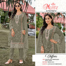 Motifz 5267 Siffon With Embroidery Khatli Work