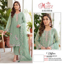 Motifz 5519 Chiffon With Embroidery & Khatli Work Pakistani Suit