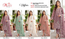 Motifz 5519 Chiffon With Embroidery & Khatli Work Pakistani Suit