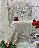 Elan E 67 Chiffon Heavy Embroidery With Appliqué Handwork & Cutwork Pakistani Party Wear Suit