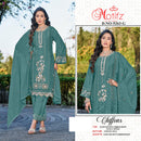 MOTIFZ 5263 Chiffon Embroidery & Khatli Work Ready To Wear Pakistani Suit
