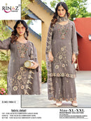 RINAZ R 1904 Pure Salsa Embroidery & Heavy Beads Work Ready To Wear Pakistani Suit