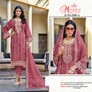 Motifz 5385 Silver Sine Embroidery With Bits Work Pakistani Suit