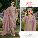 Motifz 5114 Organza Embroidery Khatli Work Designer Pakistani Party Wear Suit