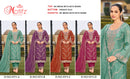 Motifz 5371 NC Moss Embroidery Bits Work Pakistani Party Wear Suit