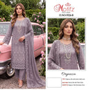 Motifz 5524 Organza With Embroidery & Khatli Work Pakistani Party Wear Suit
