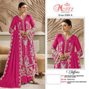 Motifz 5284 Chiffon With Embroidery & Khatli Work | Pakistani Party Wear Suit