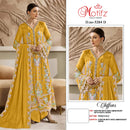 Motifz 5284 Chiffon With Embroidery & Khatli Work | Pakistani Party Wear Suit