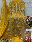 Motifz 5284 Chiffon With Embroidery & Khatli Work | Pakistani Party Wear Suit