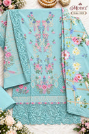 Motifz 5418 Pure Cambric Cotton Embroidery Work Pakistani Suit