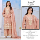 Serine S 917 Heer Silks Heavy Embroidery Work With Bits Khatli Work Pakistani Suit