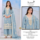 Serine S 917 Heer Silks Heavy Embroidery Work With Bits Khatli Work Pakistani Suit