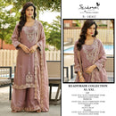 SERINE S 1414 Fandey Silks Heavy Embroidery Bits & Khatli Work Pakistani Party Wear Suit.
