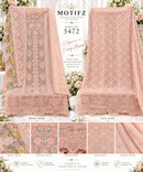 Motifz Surat 5472 Chiffion With Embroidery Bits Work & Back Work Premium Pakistani Party Wear Suit