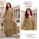 Motifz 5528 Silver Sine Embroidered Suit With Bits Work Designer Pakistani Party Wear Suit