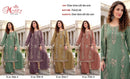 Motifz 5528 Silver Sine Embroidered Suit With Bits Work Designer Pakistani Party Wear Suit