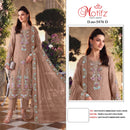 Motifz 5476 Fruit Siffon Embroidered Suit With Khatli Work Designer Pakistani Party Wear Suit