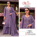 Motifz 5527 Siffon Embroidered Suit With Khatli Work Designer Pakistani Party Wear Suit