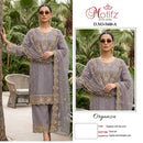 Motifz 5448 Organza Embroidery Bits Work Pakistani Designer Party Wear Suit