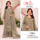 Motifz 5483 Chiffon With Embroidery Khatli Work Designer Pakistani Suit
