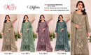 Motifz 5483 Chiffon With Embroidery Khatli Work Designer Pakistani Suit