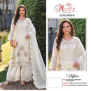 Motifz 5529 Siffon Embroidery Khatli Work Pakistani Designer Suit
