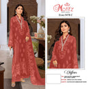 Motifz 5478 Chiffon With Embroidery Khatli Work Designer Pakistani Suit