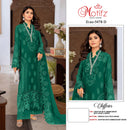 Motifz 5478 Chiffon With Embroidery Khatli Work Designer Pakistani Suit