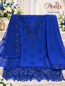 Motifz 5478 Chiffon With Embroidery Khatli Work Designer Pakistani Suit