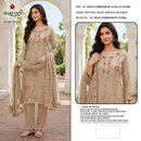 Maryams M 963 NC Moss Suit With Embroidery & Beads Worked Pakistani Suits