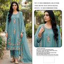 MARYAMS M 966 NC Moss Embroidered Suit With Beads Work Designer Pakistani Suit