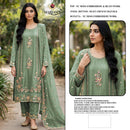 MARYAMS M 966 NC Moss Embroidered Suit With Beads Work Designer Pakistani Suit