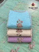 MARYAMS M 966 NC Moss Embroidered Suit With Beads Work Designer Pakistani Suit
