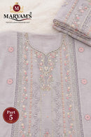 MARYAMS M 961 Ragga Chiffon Embroidered Suit With Khatli Work Designer Pakistani Suit