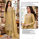 MARYAMS M 960 Ragga Chiffon Embroidered Suit With Khatli Work Designer Pakistani Suit
