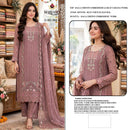 MARYAMS M 960 Ragga Chiffon Embroidered Suit With Khatli Work Designer Pakistani Suit