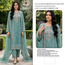 MARYAMS M 962 Ragga Chiffon Embroidered Suit With Khatli Work Designer Pakistani Suit