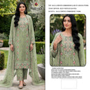 MARYAMS M 962 Ragga Chiffon Embroidered Suit With Khatli Work Designer Pakistani Suit