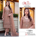 Motifz 5535 Chiffon Embroidered Suit With Khatli Worked Pakistani Suits