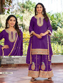 RINAZ R 1726 Chinon Silk Embroidery Work Designer Suit Pakistani Party Wear